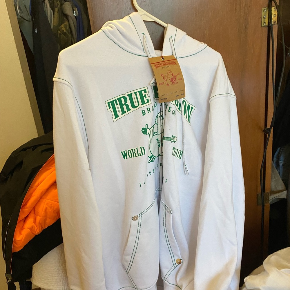 True religion zip up hoodie NWT